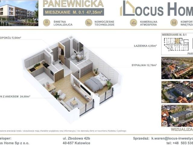 Panewnicka 47 m², Katowice