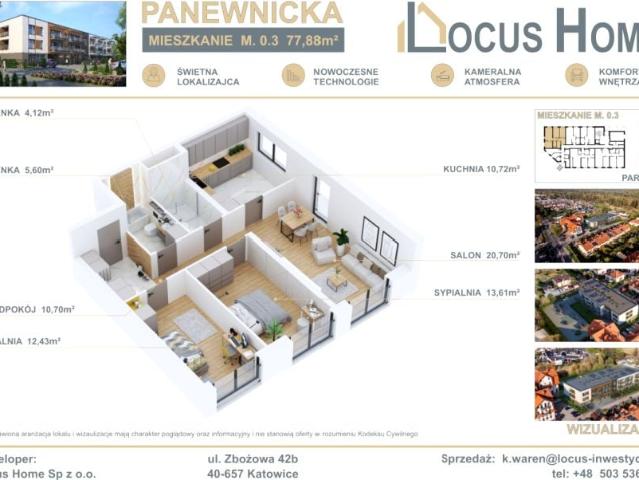 Panewnicka 78 m², Katowice