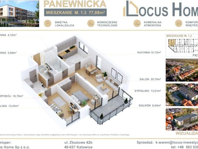 Panewnicka 78 m², Katowice