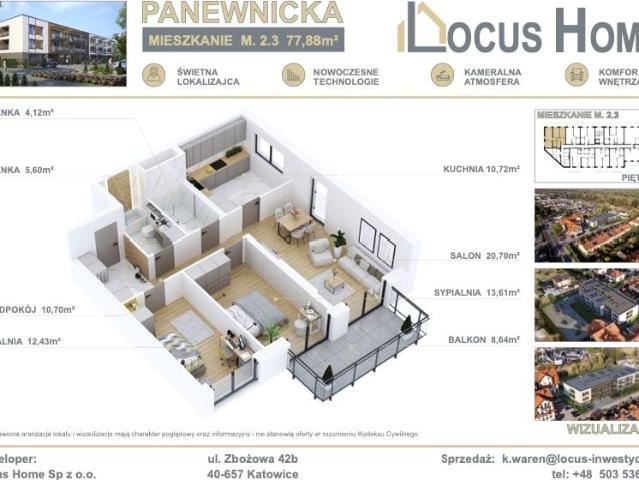 Panewnicka 78 m², Katowice