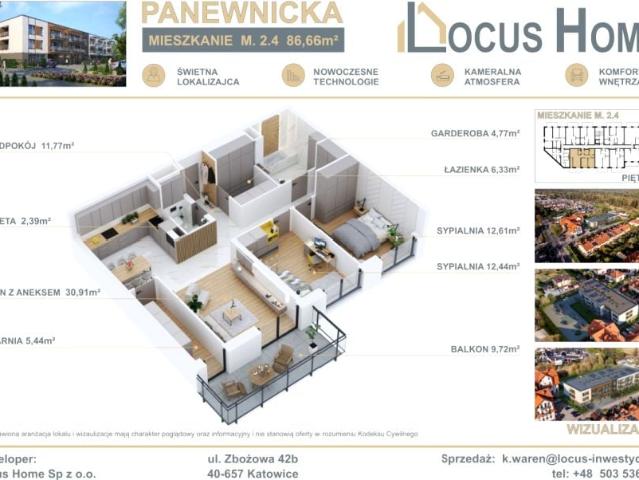 Panewnicka 87 m², Katowice