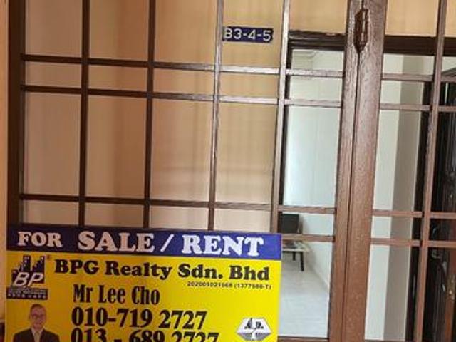 Pangsapuri Bukit Beruang Utama For Sale