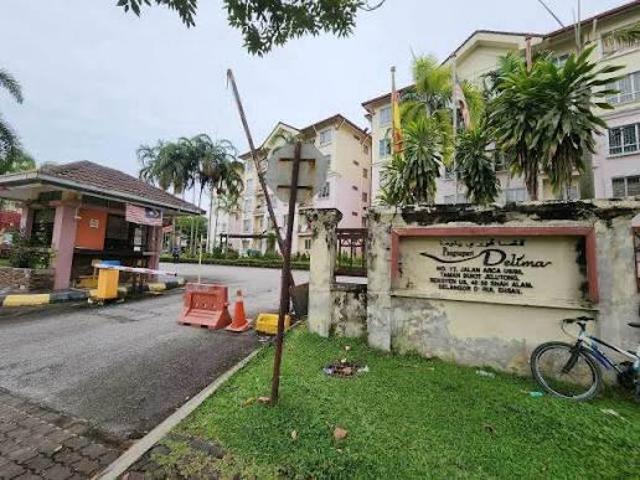 Pangsapuri Delima Jalan Arca U8 Bukit Jelutong Shah Alam