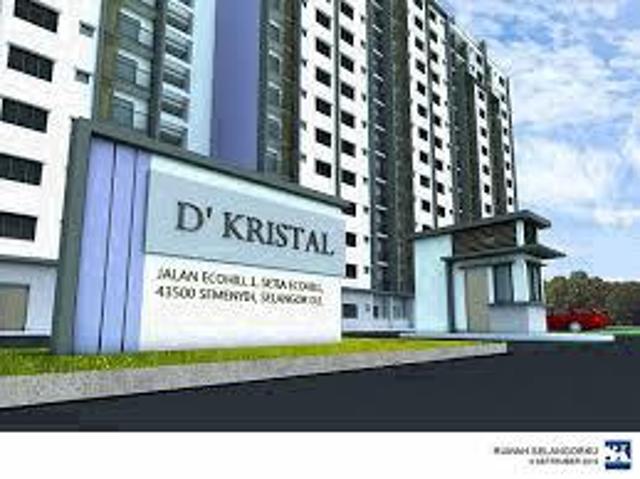 Pangsapuri DKristal 810sqft Setia Ecohill Semenyih Below Market
