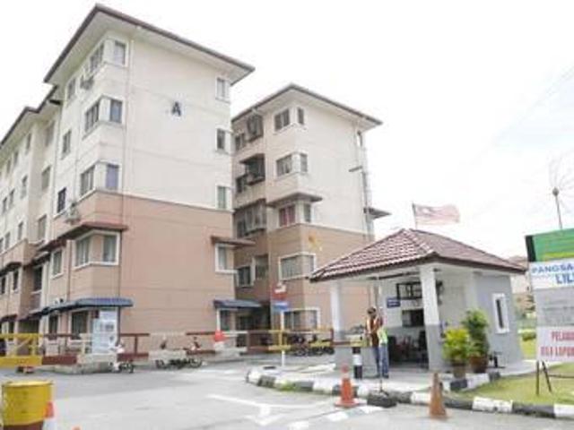 Pangsapuri Lili Puchong Prima Ground Floor LRT Freehold 100Loan