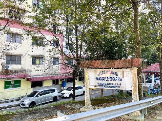 Pangsapuri Segar Ria Cheras Near MRT 100 Loan 0 Deposit