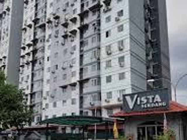 Pangsapuri Vista Serdang Seri Kembangan 3R2B 806SF Full Loan Cash Back