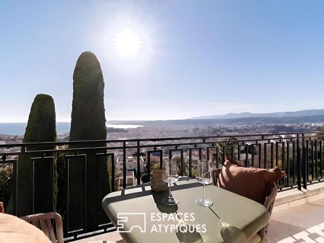 Panorama azuréen pour cet appartement contemporain 103m² Nice