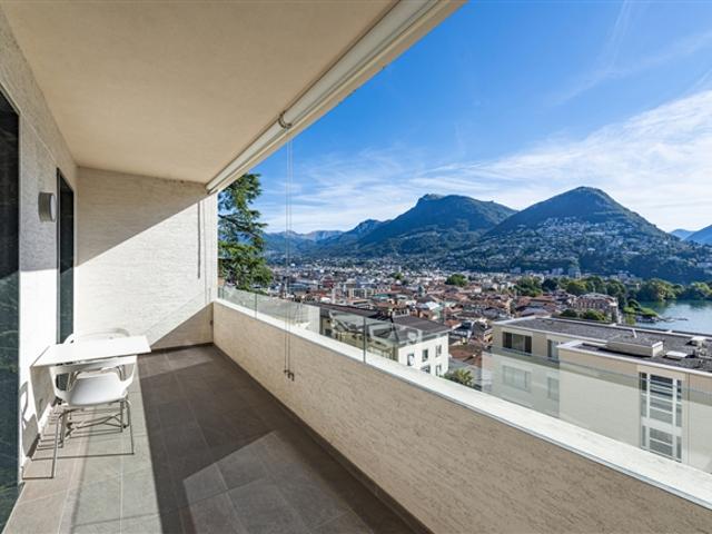 Panorama Duplex im Zentrum von Lugano | Domus Pax