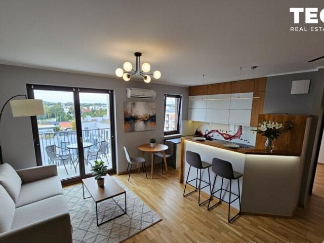 Panoramiczny apartament z widokiem na Wawel, klimatyzacja