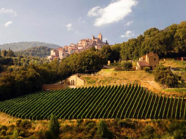 Panoramica Dell'immobile E POSIZIONE 1070m² Trequanda