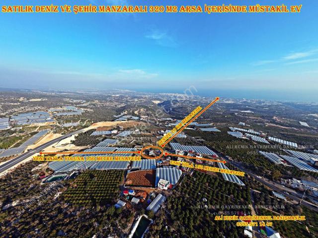 Panoramik Deniz Ve Şehir Manzaralı Müstakil 2+1 Ev