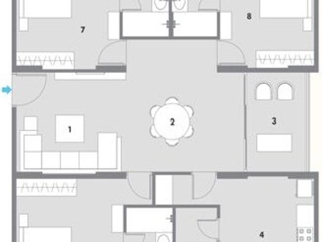 Pacifica Hillcrest Phase 2 Bedroom 1150 Sq. Ft. Apartment in Gachibowli Hyderabad Listing ID: #10332