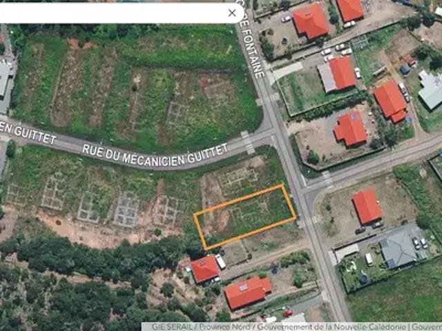 Païta 98889 Achat / Vente terrain