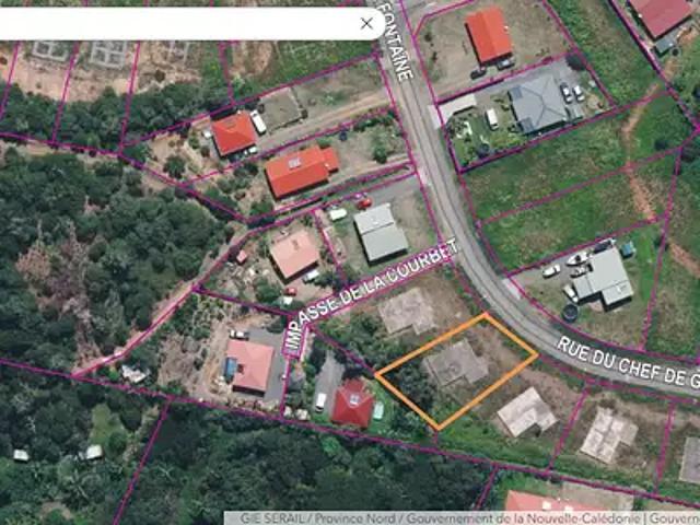 Païta 98889 Achat / Vente terrain