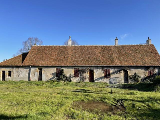 Paisible Ferme vue Canal latéral à la Loire