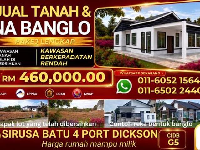 Pakej Menjual Tanah Dan Membina Banglo