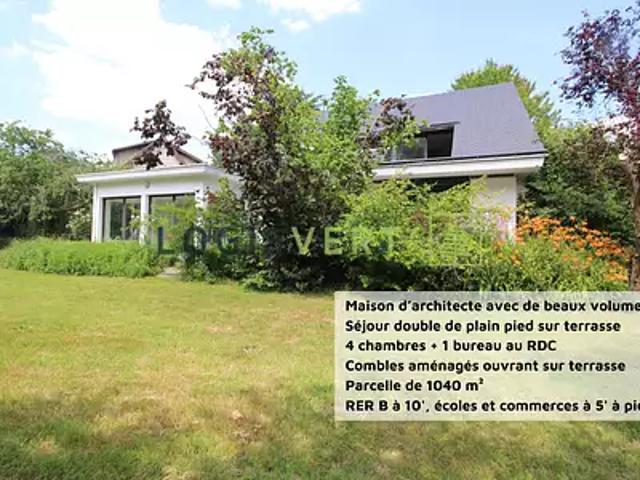 Palaiseau 91120 Achat / Vente maison 10 pièces t10 terrasse