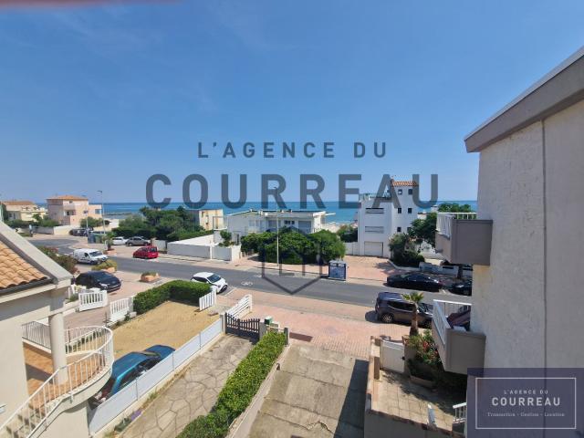 PALAVAS F3 de 54,15 m2 avec vue imprenable sur la mer