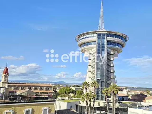 Palavas les Flots 34250 Achat / Vente appartement 1 pièce t1 au dernier étage balcon