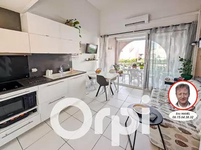 Palavas les Flots 34250 Achat / Vente appartement 2 pièces t2 au dernier étage piscine