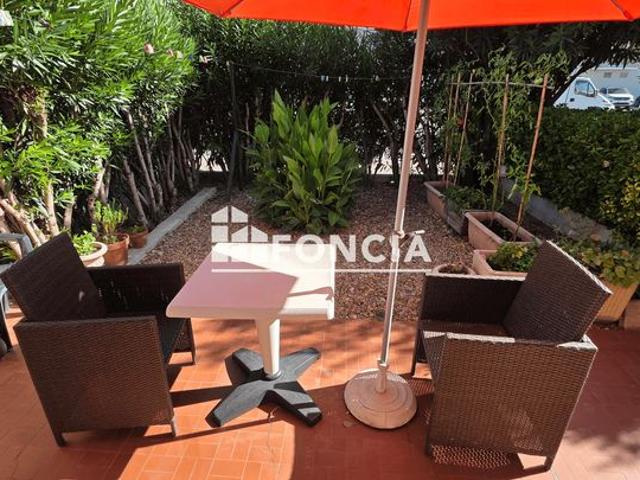 Palavas les flots très beau T1 bis avec terrasse, jouissance d'un jardin et cellier