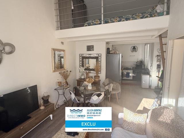 PALAVAS LES FLOTS CENTRE VILLAGE F2 + MEZZANINE