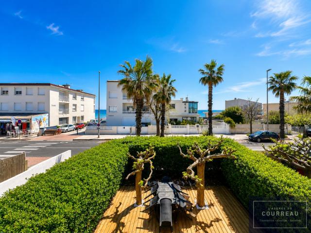 PALAVAS LES FLOTS F4 VUE MER, BALCON ET DOUBLE PARKING