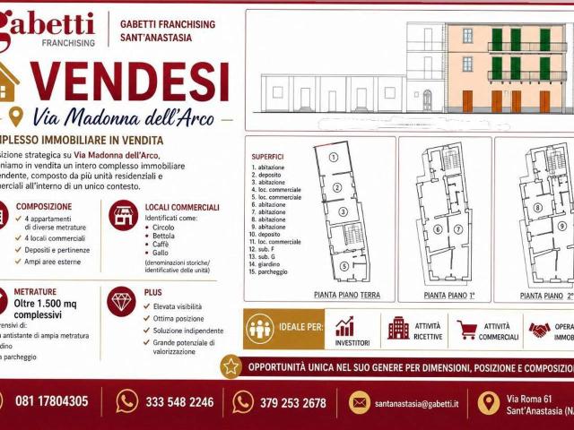Palazzina commerciale in vendita a Sant'Anastasia