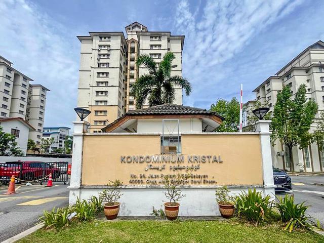 PALING MURAH Kondominium Kristal Seksyen 7 Shah Alam