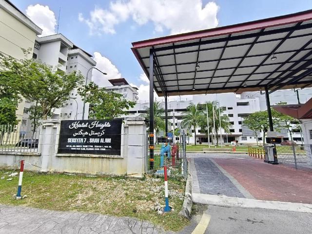 PALING MURAH Kristal Heights Apartment Seksyen 7 Shah Alam CORNER UNIT