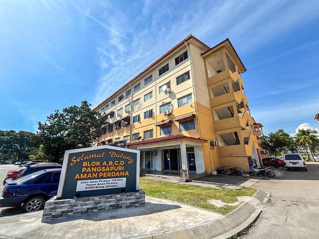 PALING MURAH Pangsapuri Aman Perdana Meru Klang