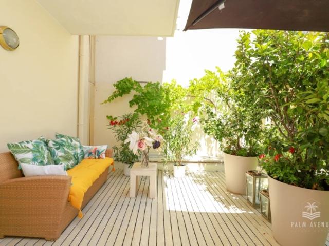 PALM BEACH REZ DE JARDIN 2 PIECES TERRASSE PARKING