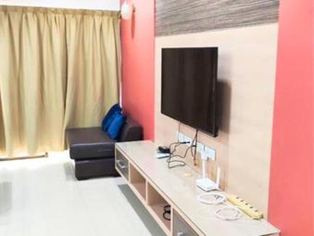 Palm Palladium 1154sqft High Floor Furnished 2 Carpark Gelugor