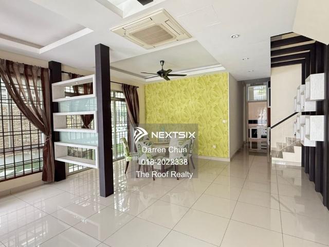 Partial renovated 2 storey cluster house @ golf east, with extension, super value deal only rm1.38M