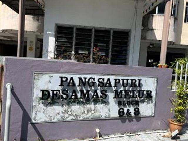 Partially furnish apartment Desamas Melur