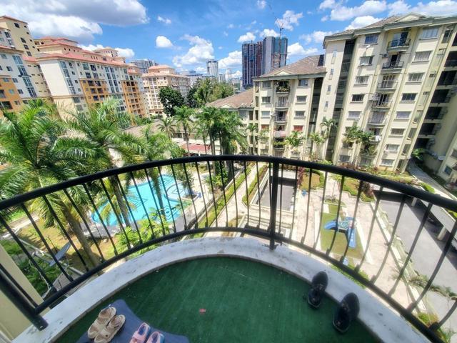 PARTIALLY FURNISHED OG Court Pangsapuri Bukit Awansari Kuala Lumpur