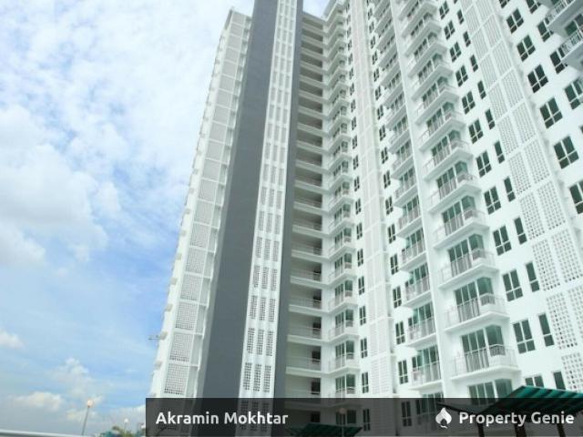 Partially Furnished & 1 Covered Parking | Menara U Condominium Seksyen 13 Shah Alam