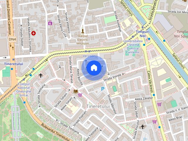 Particular, inchiriez apartament 2 cam. 55mp, Tineretului, Str Viorele