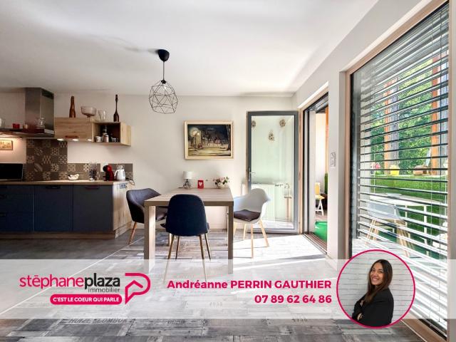 Par des Bains de Lons le Saunier, appartement de 52m2 avec ascenseur et terrasse