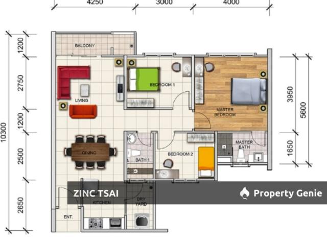 Paraiso Residence @ The Earth {Save RM 52,000} 4 mins drive to LRT Awan Besar_2 mins drive to Pavilion Bukit Jalil