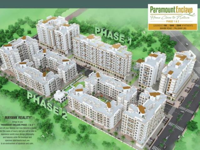 Paramount Enclave Phase 1,Haranwali 1 RK Apartment For Sale Mumbai