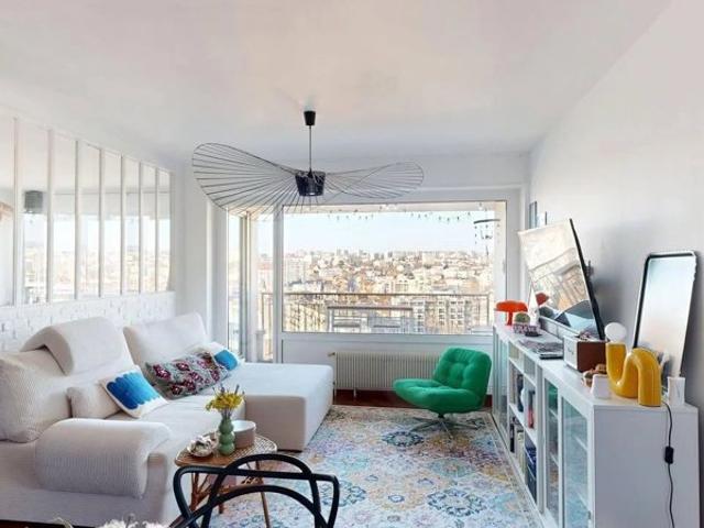 Parc Micaud: en étage élevé appartement T3 avec terrasse