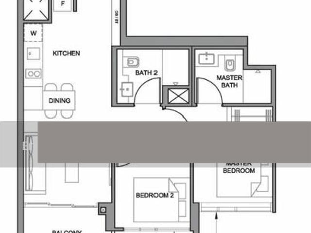 Parc Clematis Condominium For Rent, $4,500, 2 Bed 2 Bath 721 sqft $6.24 psf
