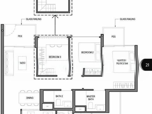 Parc Komo D17, Apartment