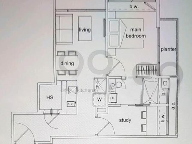 Parc Sophia D9, Apartment