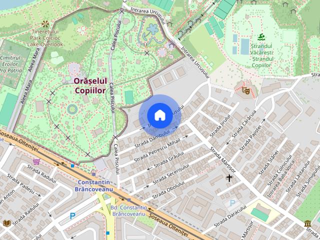 Parc Tineretului,Oraselul Copiilor, 3 minute metrou Brancoveanu