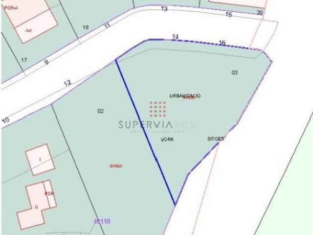Parcela de 743 m2 en venta en Canyelles