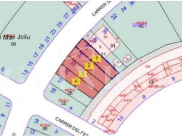 PARCELA EXCEPCIONAL DE 592 M2 EN VILANOVA I LA GELTRÚ