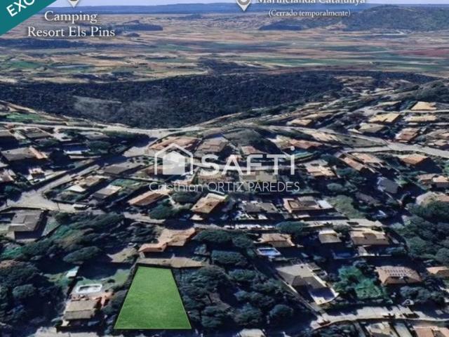 Parcela edificable con proyecto en Mas mora